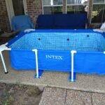 Intex 9.8ft x 6.6ft x 29.5in (300cm x 201cm x 75cm) Rectangular Above Ground Pool with Metal Frame & Flow Control Valve – Easy Setup Family Backyard Pool – 4,500L Capacity – Blue photo review