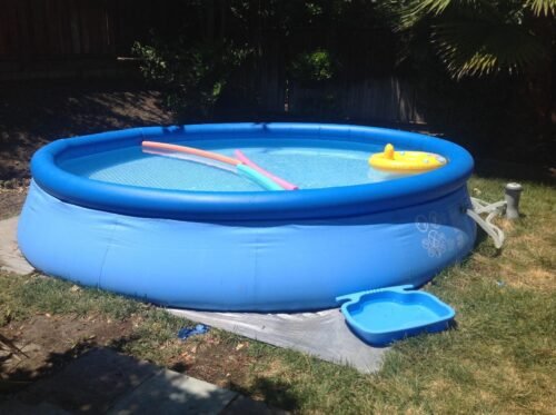 Intex 28167EH Easy Set Inflatable Pool Set – 15ft (4.57m) x 48in (122cm) Round Above Ground Pool with 1,000 GPH Pump, Ladder, Cover & Ground Cloth – 3,736 Gallon (14,141L) Capacity – 3-Ply PVC photo review