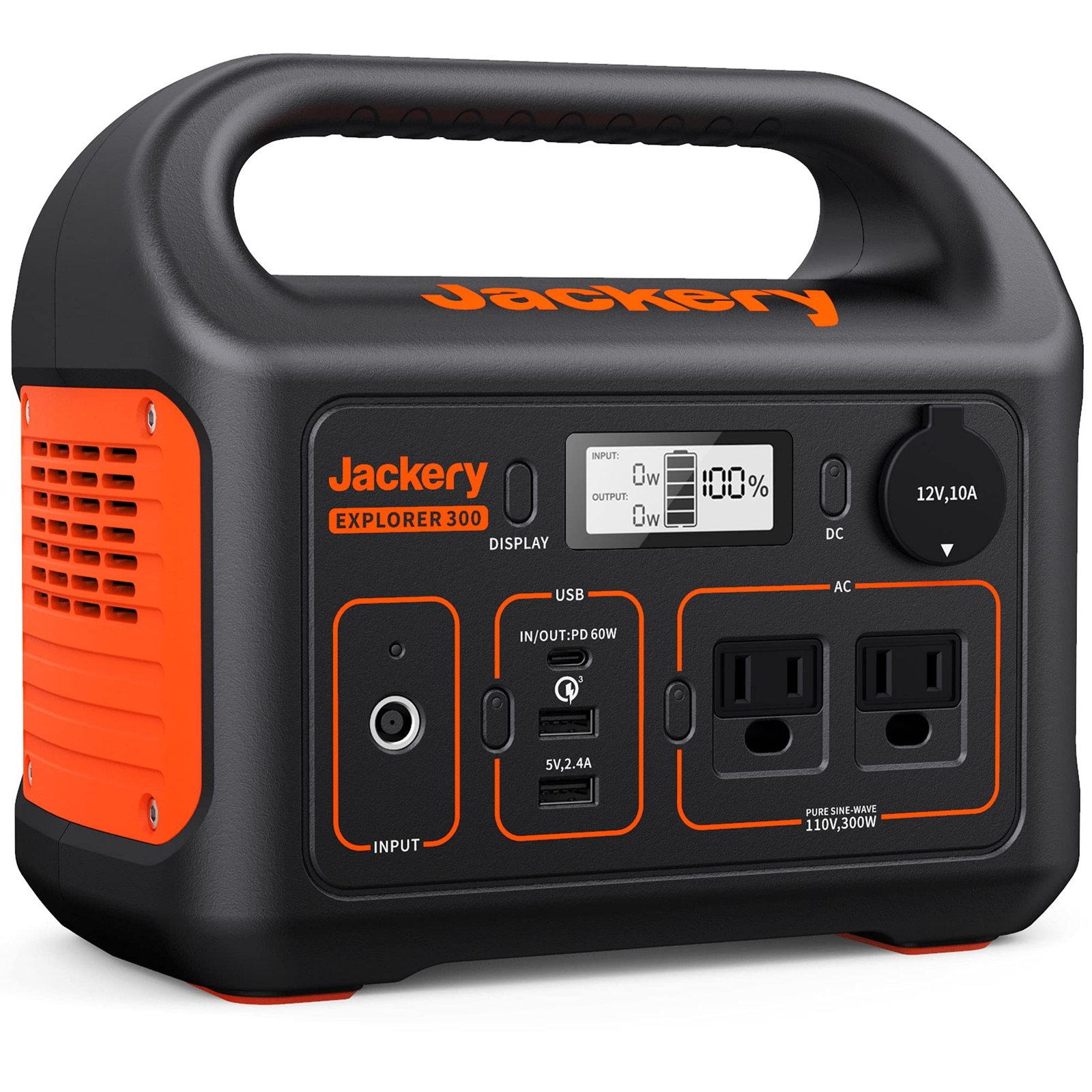Jackery Explorer 300 Portable Power Station – 293Wh Lithium Battery Backup, 300W AC Output, Solar Generator Compatible, Fast Recharge via USB-C & Wall, Ideal for Camping, Travel & Emergency Power - Image 2