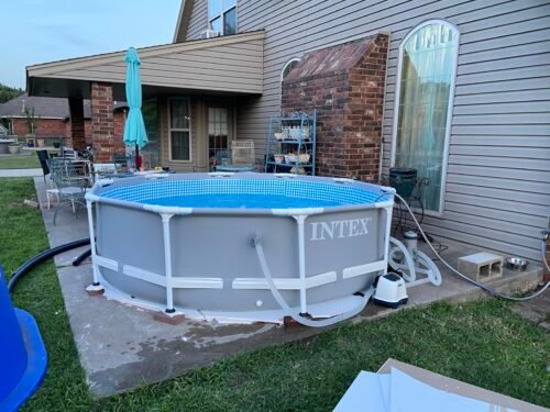 Intex 26701EH Prism Frame 10ft (3.05m) x 30in (76cm) Above Ground Pool Set – 1,185 Gallon (4,486L) Capacity with Filter Pump – Rust & Puncture Resistant, Quick Setup photo review
