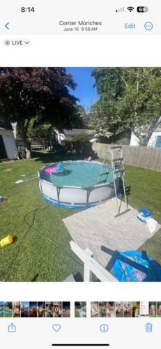 Bestway Steel Pro MAX 12ft (3.66m) x 30in (76cm) Round Above Ground Swimming Pool Set with Filter Pump – 6,473L Capacity – Durable Metal Frame Family Outdoor Pool – Gray photo review