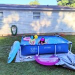 Intex 9.8ft x 6.6ft x 29.5in (300cm x 201cm x 75cm) Rectangular Above Ground Pool with Metal Frame & Flow Control Valve – Easy Setup Family Backyard Pool – 4,500L Capacity – Blue photo review