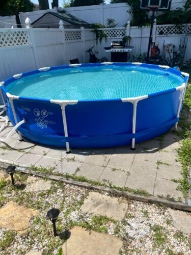Intex 28211EH Metal Frame Pool Set – 12ft (3.66m) x 30in (76cm) Round Above Ground Swimming Pool with 530 GPH Pump – 1,718 Gallon (6,504L) Capacity – 3-Ply Puncture-Resistant PVC – Rust-Resistant Frame photo review