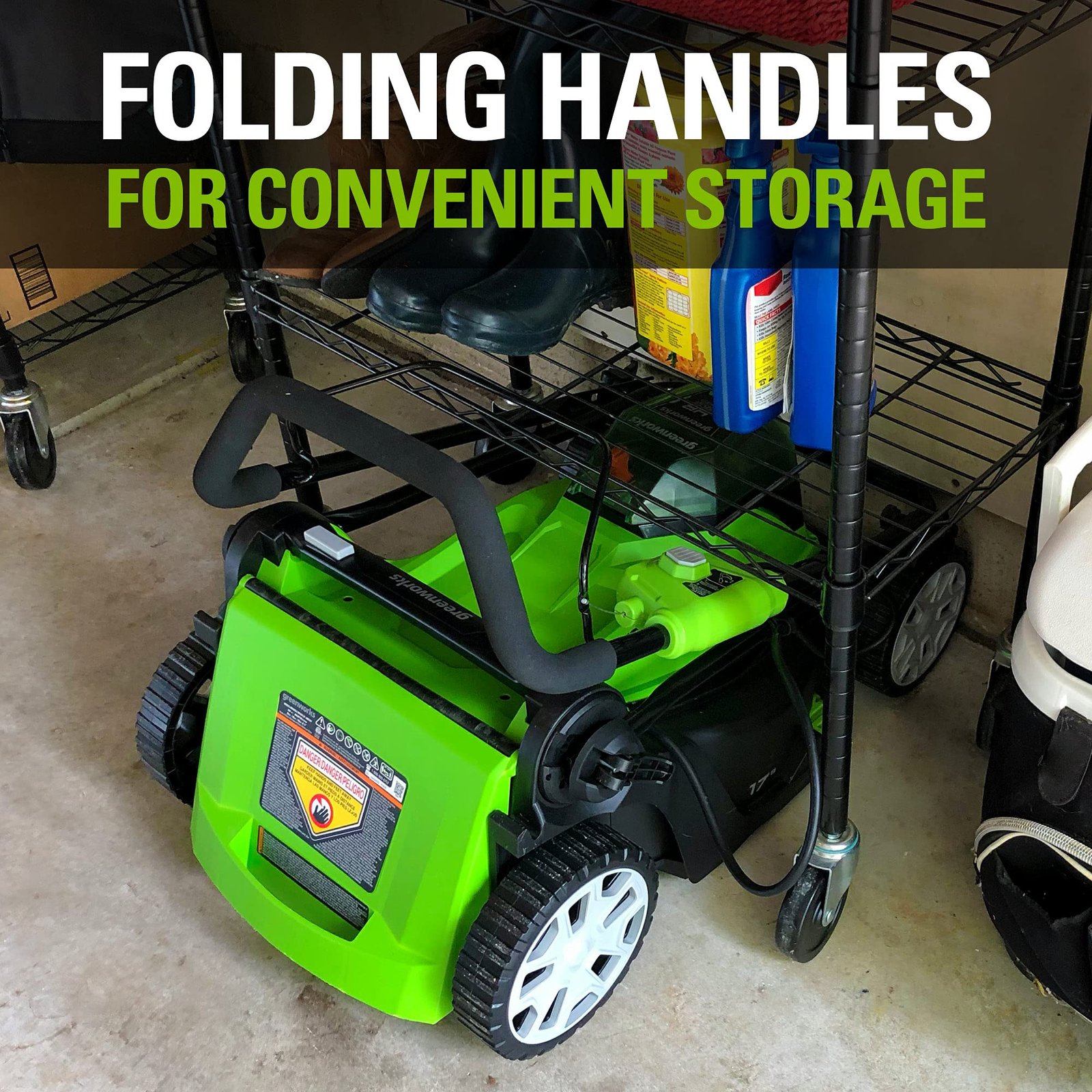 Greenworks 48V Brushless Cordless Push Lawn Mower – 17″ (43 cm) Deck, Dual 4.0 Ah Batteries & Rapid Charger, 45 Min Runtime - Image 77