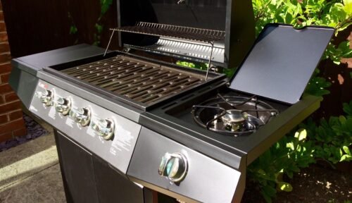 CosmoGrill Original 4+1 Gas Burner BBQ Grill with Side Burner, Warming Rack & Storage - Outdoor Garden Barbecue with Temperature Gauge photo review