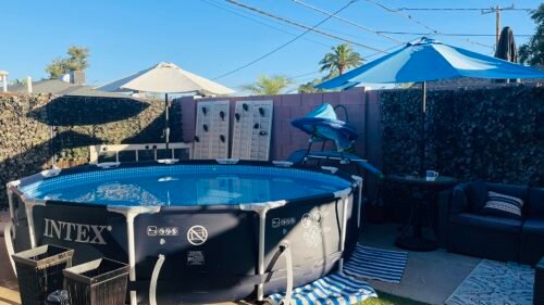 Intex 28211EH Metal Frame Pool Set – 12ft (3.66m) x 30in (76cm) Round Above Ground Swimming Pool with 530 GPH Pump – 1,718 Gallon (6,504L) Capacity – 3-Ply Puncture-Resistant PVC – Rust-Resistant Frame photo review