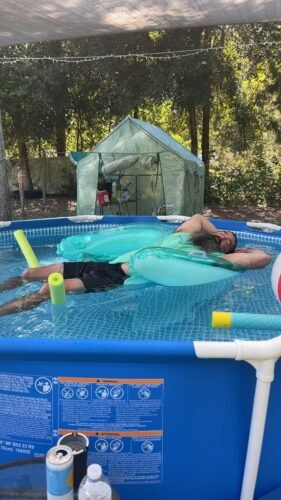 Intex 28211EH Metal Frame Pool Set – 12ft (3.66m) x 30in (76cm) Round Above Ground Swimming Pool with 530 GPH Pump – 1,718 Gallon (6,504L) Capacity – 3-Ply Puncture-Resistant PVC – Rust-Resistant Frame photo review