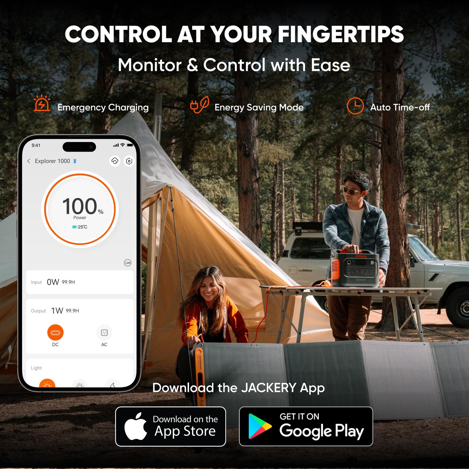 Jackery Explorer 1000 V2 Portable Power Station – 1070Wh LiFePO4 Solar Generator | 1500W AC & 100W USB-C Fast Charge for Camping & Emergency - Image 43