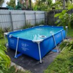Intex 9.8ft x 6.6ft x 29.5in (300cm x 201cm x 75cm) Rectangular Above Ground Pool with Metal Frame & Flow Control Valve – Easy Setup Family Backyard Pool – 4,500L Capacity – Blue photo review