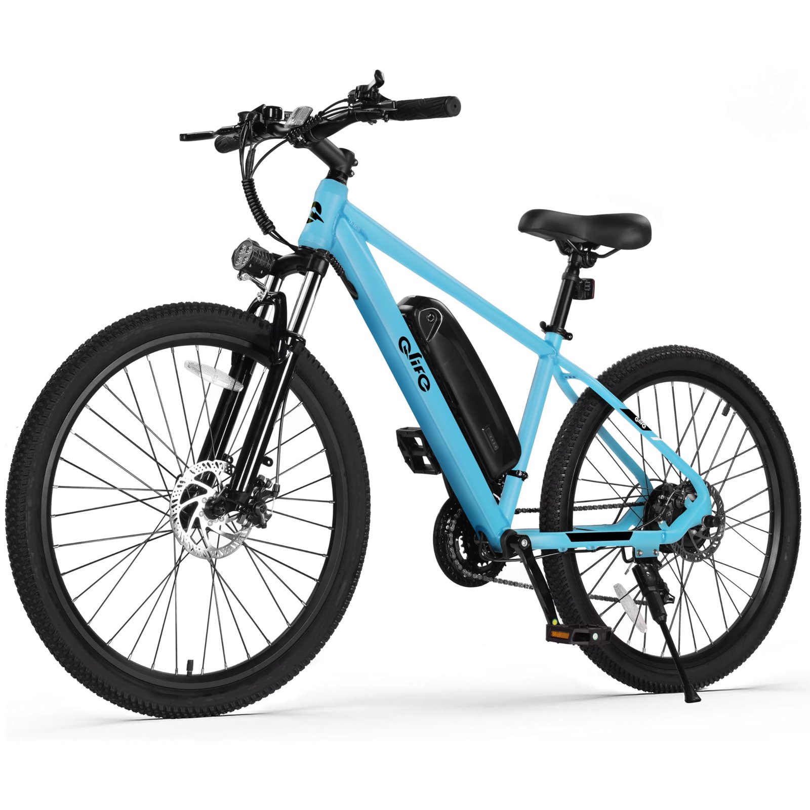 Racer Electric Bike for Adults - 21-Speed Mountain Lightweight Ebike with Peak 750W 22MPH Brushless Motor, 375Wh Removable Battery, 26X2.1 Tire Step Over E-MTB, Up to 40 Miles - Image 3