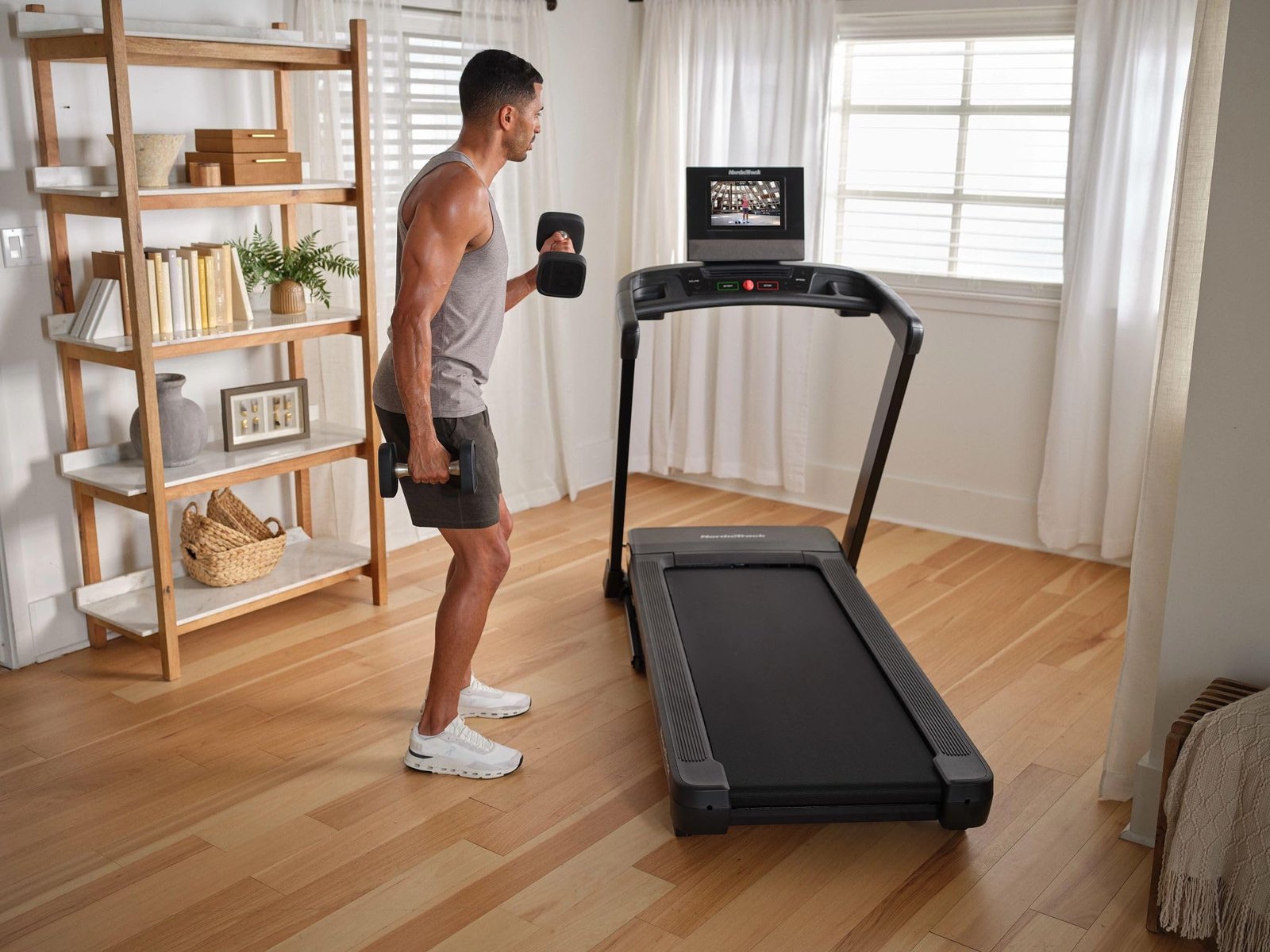 NordicTrack T 6.5 S Smart Treadmill – iFIT-Powered Personal Trainer, 0–10 MPH, 10% Incline, FlexSelect Cushioning (Black) - Image 52