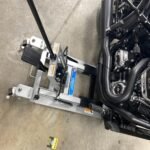 OTC 1545 Ultra Low Profile Motorcycle & ATV Lift – 1,500 lb (680 kg) Capacity, 3.5" Min Height, 17" Skids, Foot Pedal & Tie-Down Straps photo review