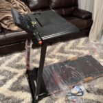 Hccsport 3-in-1 Under Desk Treadmill with Incline & Removable Desk – 3.5 HP Foldable Walking Pad, 0.6–8 MPH, 42.5″×16.5″ Belt, Wristband Remote photo review