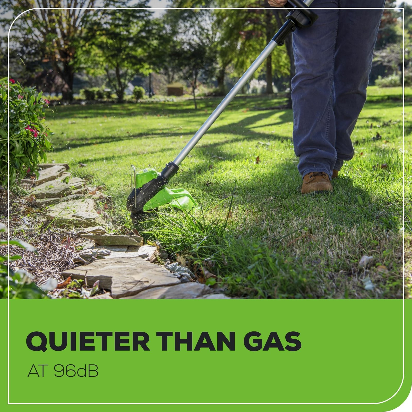 Greenworks 60V Brushless Cordless Push Lawn Mower – 17″ (43 cm) Deck, 4.0 Ah Battery & 3 A Rapid Charger, 40 Min Runtime - Image 27