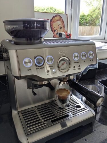 Sage Barista Express Bean to Cup Coffee Machine – Built-in Grinder & Milk Frother, Brushed Stainless Steel Espresso Maker photo review