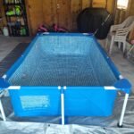 Intex 9.8ft x 6.6ft x 29.5in (300cm x 201cm x 75cm) Rectangular Above Ground Pool with Metal Frame & Flow Control Valve – Easy Setup Family Backyard Pool – 4,500L Capacity – Blue photo review