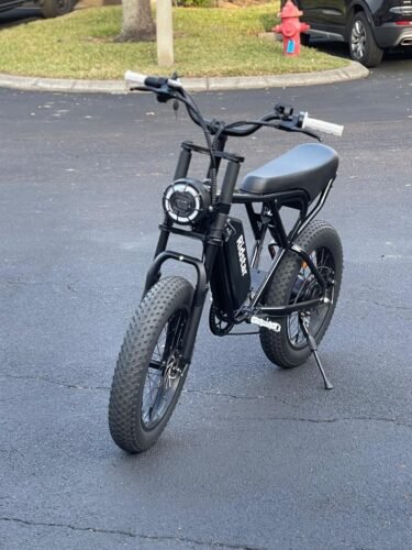 Ridstar Q20 20″ Fat-Tyre Electric Dirt Bike – Peak 1500 W motor, 48 V 15.6 Ah battery (30-75 mi range), 30 mph top-speed photo review