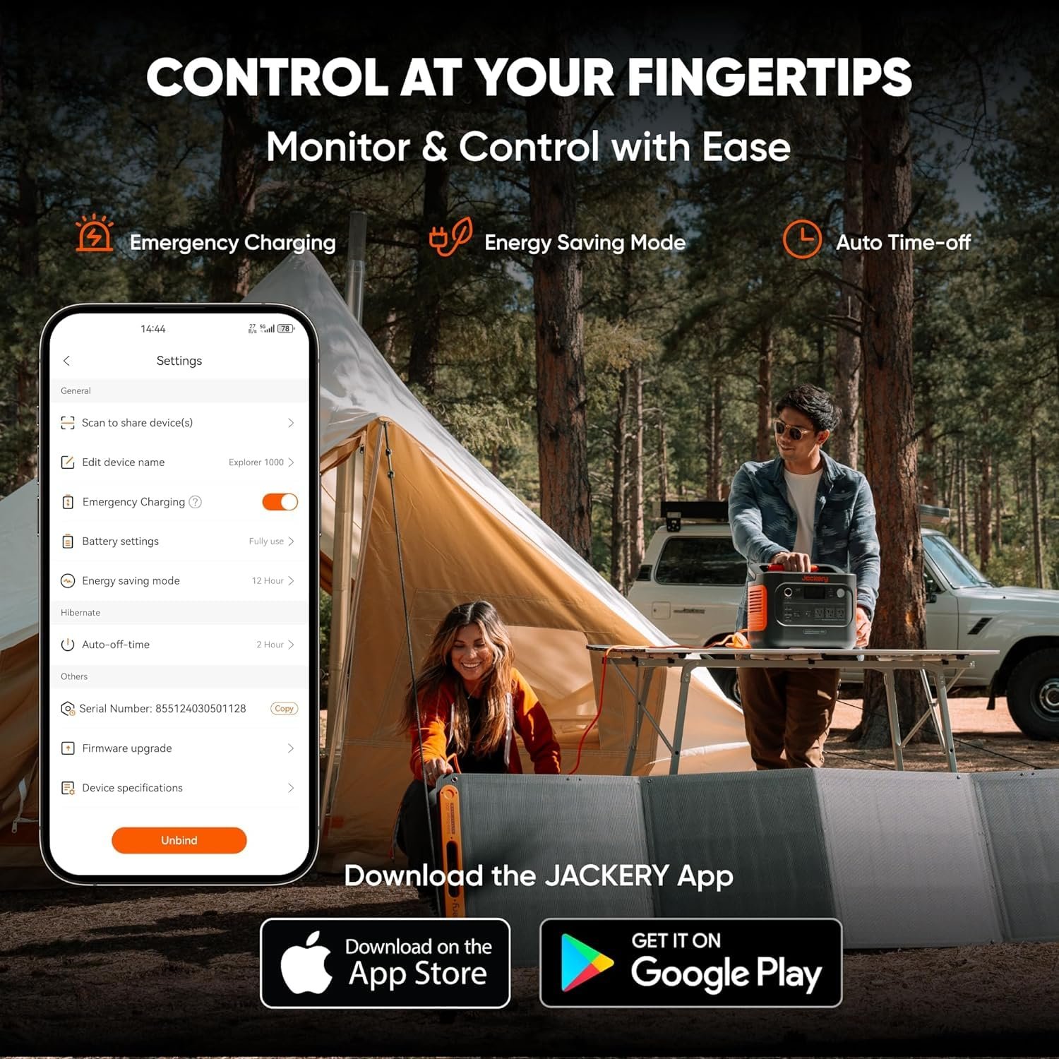 Jackery Explorer 1000 V2 Portable Power Station – 1070Wh LiFePO4 Solar Generator | 1500W AC & 100W USB-C Fast Charge for Camping & Emergency - Image 35