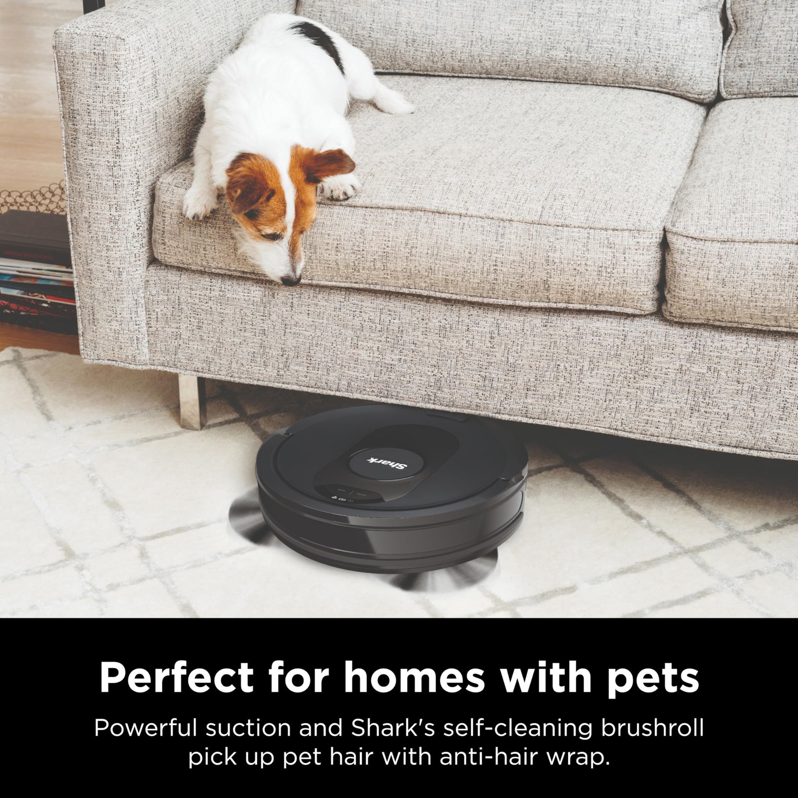 Shark AV2501S AI Ultra Robot Vacuum with HEPA Self-Empty Base, Matrix Clean Navigation, 30-Day Bagless Capacity, Smart Mapping, Voice/App Control, Perfect for Pet Hair & All Floors, Dark Grey - Image 22