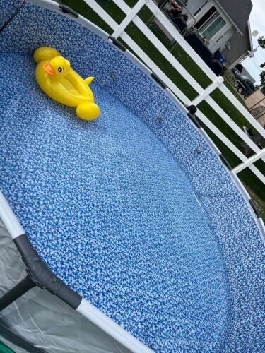 Bestway Steel Pro MAX 12ft (3.66m) x 30in (76cm) Round Above Ground Swimming Pool Set with Filter Pump – 6,473L Capacity – Durable Metal Frame Family Outdoor Pool – Gray photo review