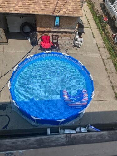 Intex 28211EH Metal Frame Pool Set – 12ft (3.66m) x 30in (76cm) Round Above Ground Swimming Pool with 530 GPH Pump – 1,718 Gallon (6,504L) Capacity – 3-Ply Puncture-Resistant PVC – Rust-Resistant Frame photo review