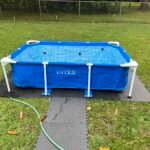 Intex 9.8ft x 6.6ft x 29.5in (300cm x 201cm x 75cm) Rectangular Above Ground Pool with Metal Frame & Flow Control Valve – Easy Setup Family Backyard Pool – 4,500L Capacity – Blue photo review