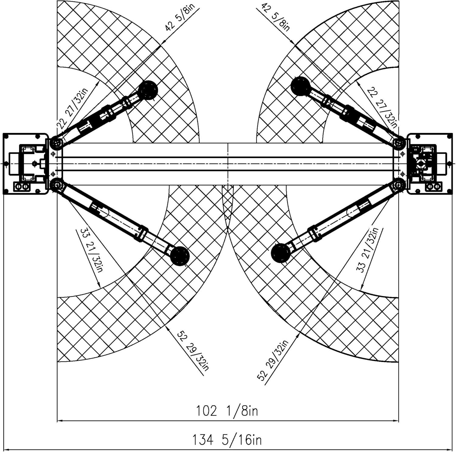 APlusLift HW-10KOH-A 10,000 lb (4,536 kg) 2-Post Overhead Car Lift – CE Certified, Truck Adapters, 3-Year Warranty - Image 7