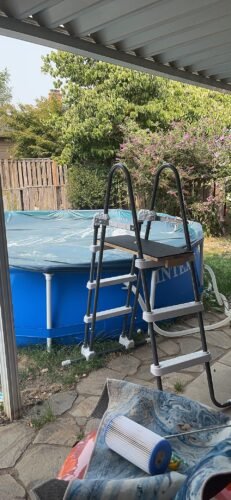 Intex 28211EH Metal Frame Pool Set – 12ft (3.66m) x 30in (76cm) Round Above Ground Swimming Pool with 530 GPH Pump – 1,718 Gallon (6,504L) Capacity – 3-Ply Puncture-Resistant PVC – Rust-Resistant Frame photo review