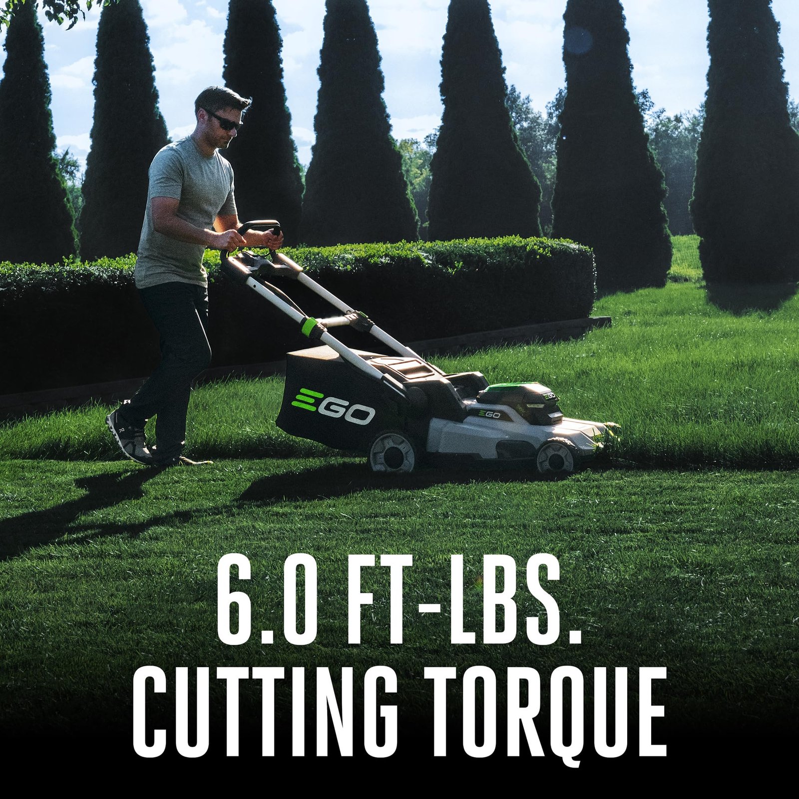 EGO POWER+ 21” Cordless Electric Lawn Mower with 56V 6.0Ah Battery & 320W Charger – 6.0 ft-lbs Torque, Up to 55 Min Runtime, 7-Position Cutting, 3-in-1 Mulch/Bag/Side Discharge (LM2114) - Image 15