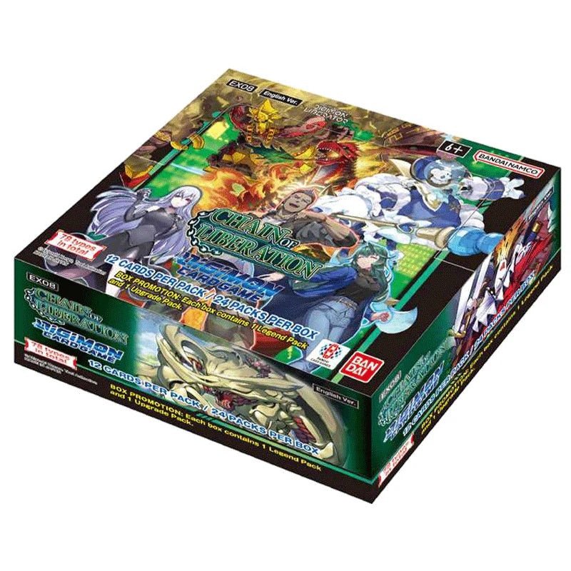 Digimon Card Game - EX08 - Chain of Liberation - Booster Box (24 Packs)
