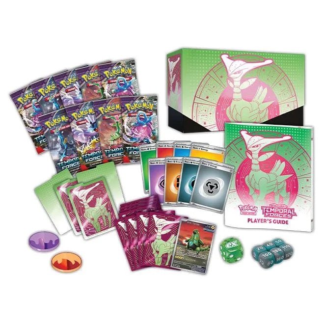 Pokemon - Scarlet & Violet - Temporal Forces - Elite Trainer Box - Iron Leaves