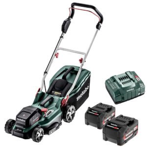 Metabo RM 36-18 LTX BL 36 36V Brushless Lawn Mower with 2 x 5.2Ah Battery & Charger